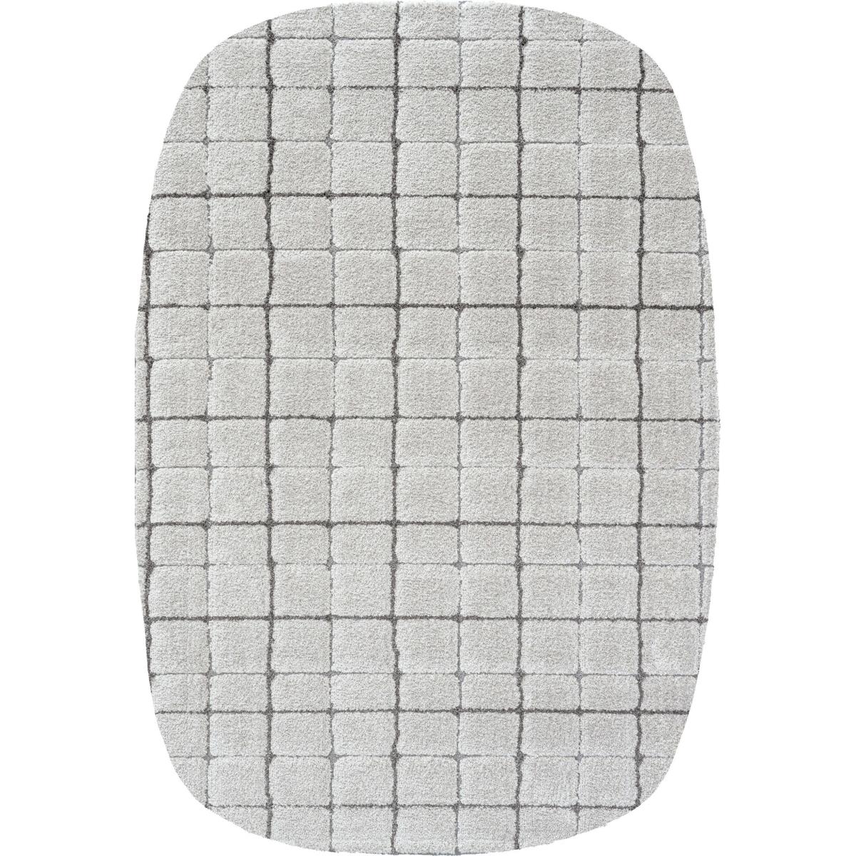 Mastercraft 014-0003/2181 Dune Recycled Yarn Rug - Grey/Silver - 200cm x 290cm Rounded Rectangle – image 2