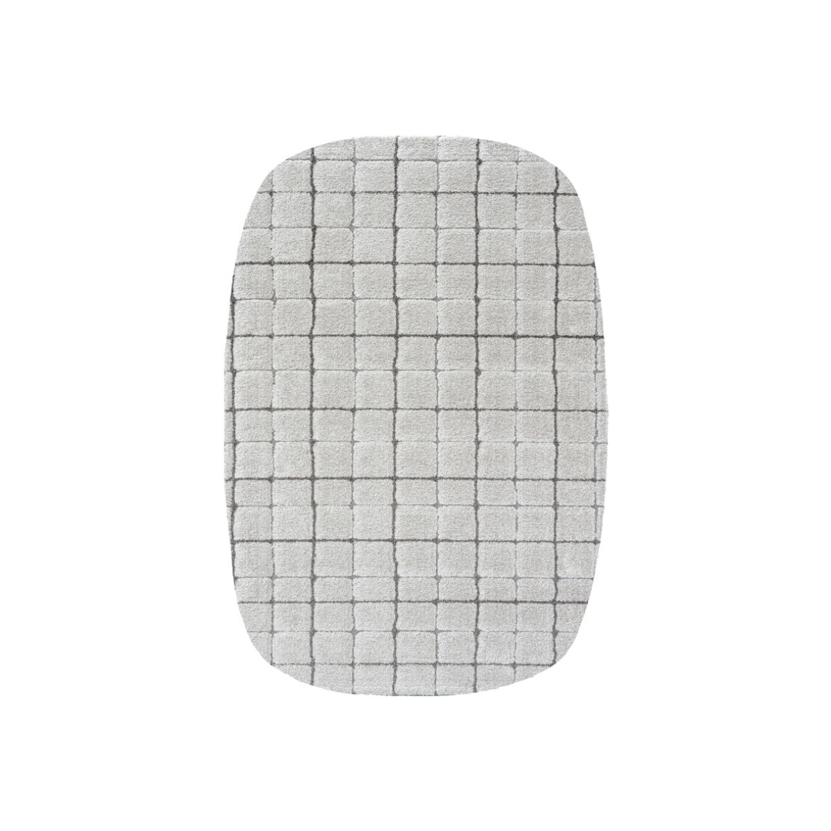Mastercraft 014-0003/2181 Dune Recycled Yarn Rug - Grey/Silver - 200cm x 290cm Rounded Rectangle – image 1