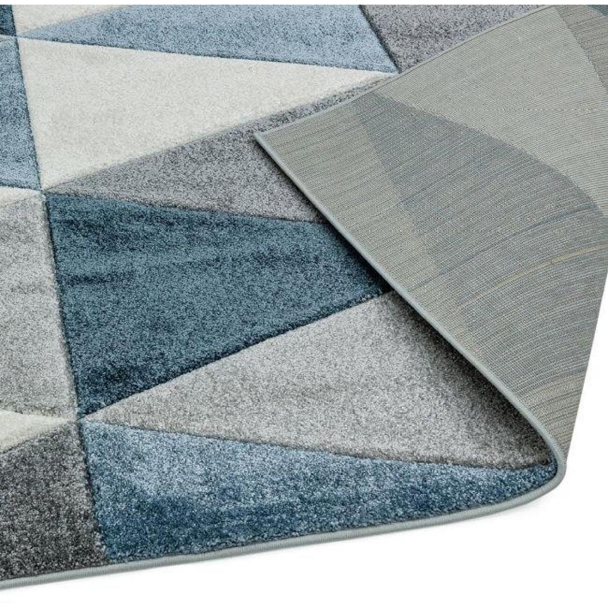 Asiatic Sketch Kite SK07 Rug - Blue - 120x170cm, Geometric - Blue/Grey/White – image 4