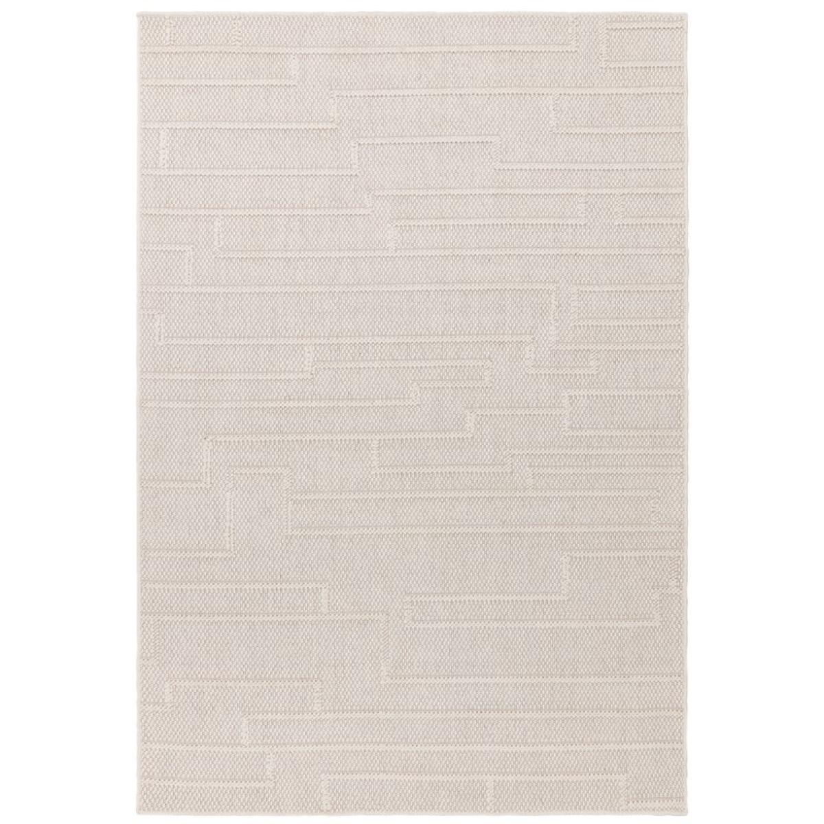 Asiatic Camber Track Modern Textured Rug - Ivory - 120cm x 170cm – image 2