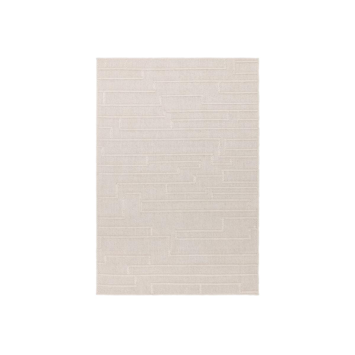 Asiatic Camber Track Modern Textured Rug - Ivory - 120cm x 170cm – image 1