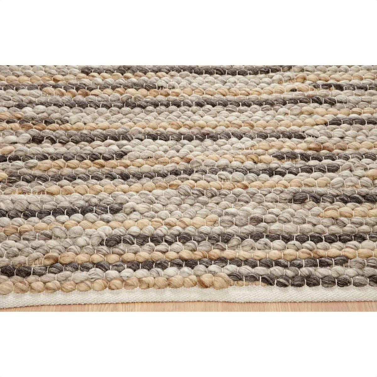 Melrose Savannah Woollen Rug - Grey - 60x230cm – image 4