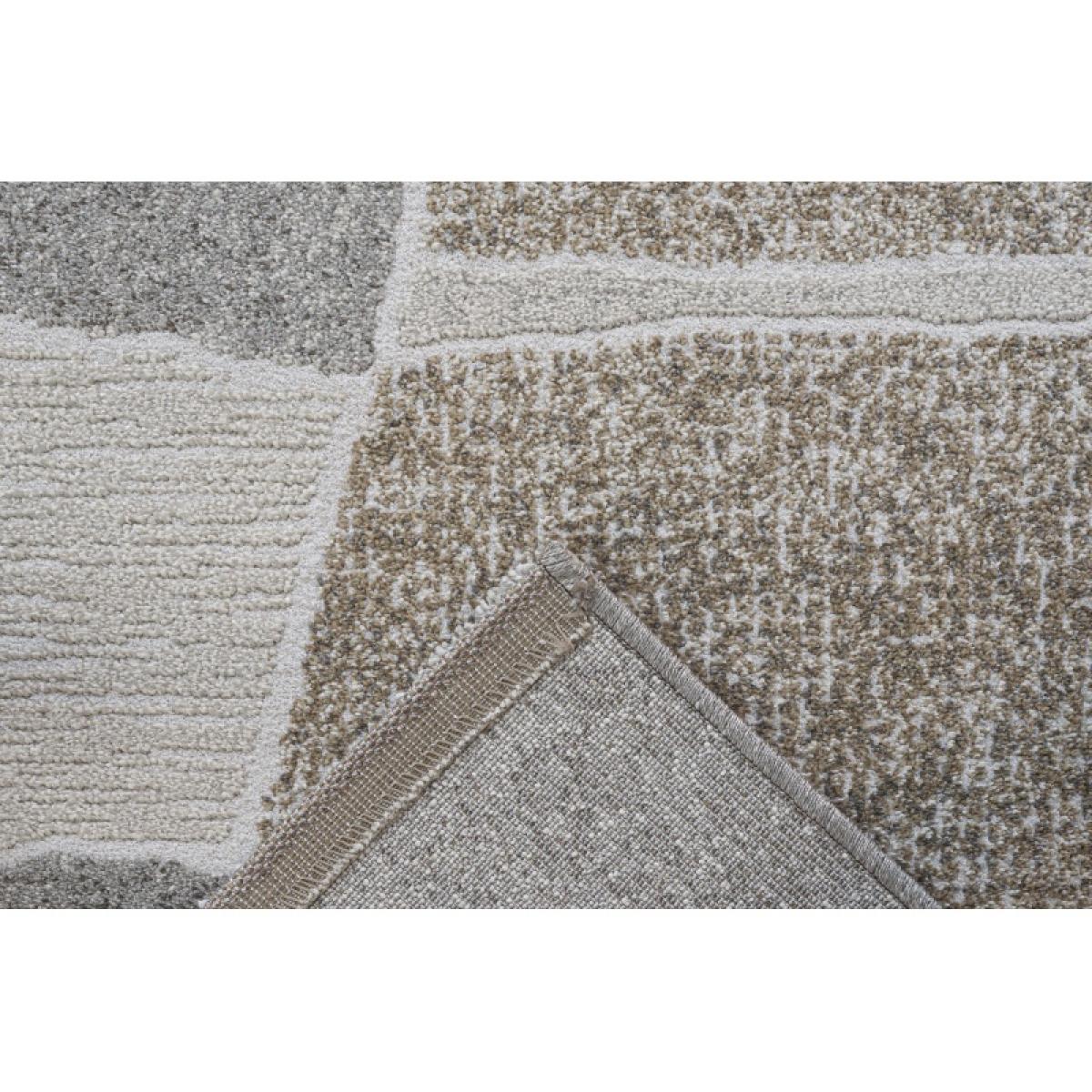 Mastercraft 046-0038/6191 Milano Rug - Grey/Gold - 200cm x 290cm Pebble Shape In Beige/Grey – image 11
