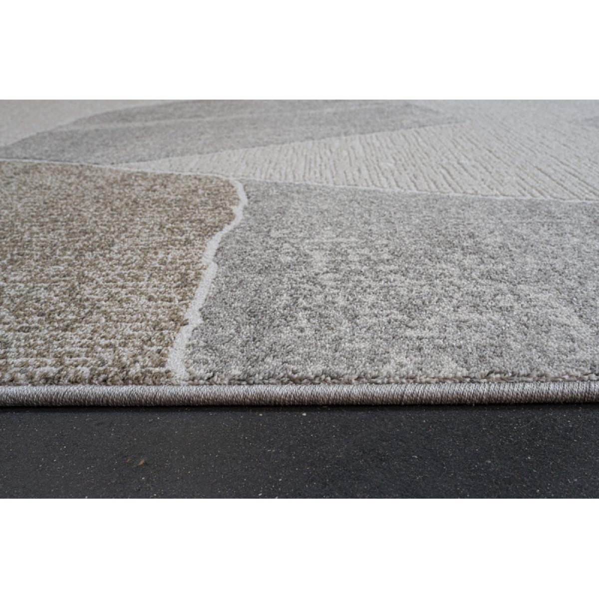 Mastercraft 046-0038/6191 Milano Rug - Grey/Gold - 200cm x 290cm Pebble Shape In Beige/Grey – image 9