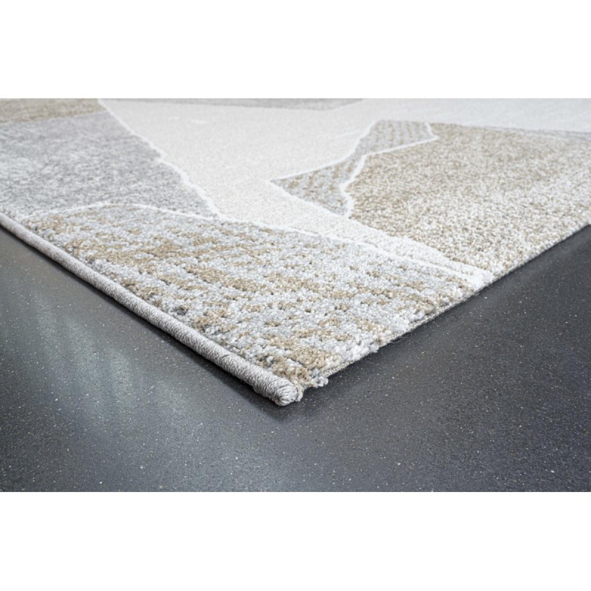 Mastercraft 046-0038/6191 Milano Rug - Grey/Gold - 200cm x 290cm Pebble Shape In Beige/Grey – image 10