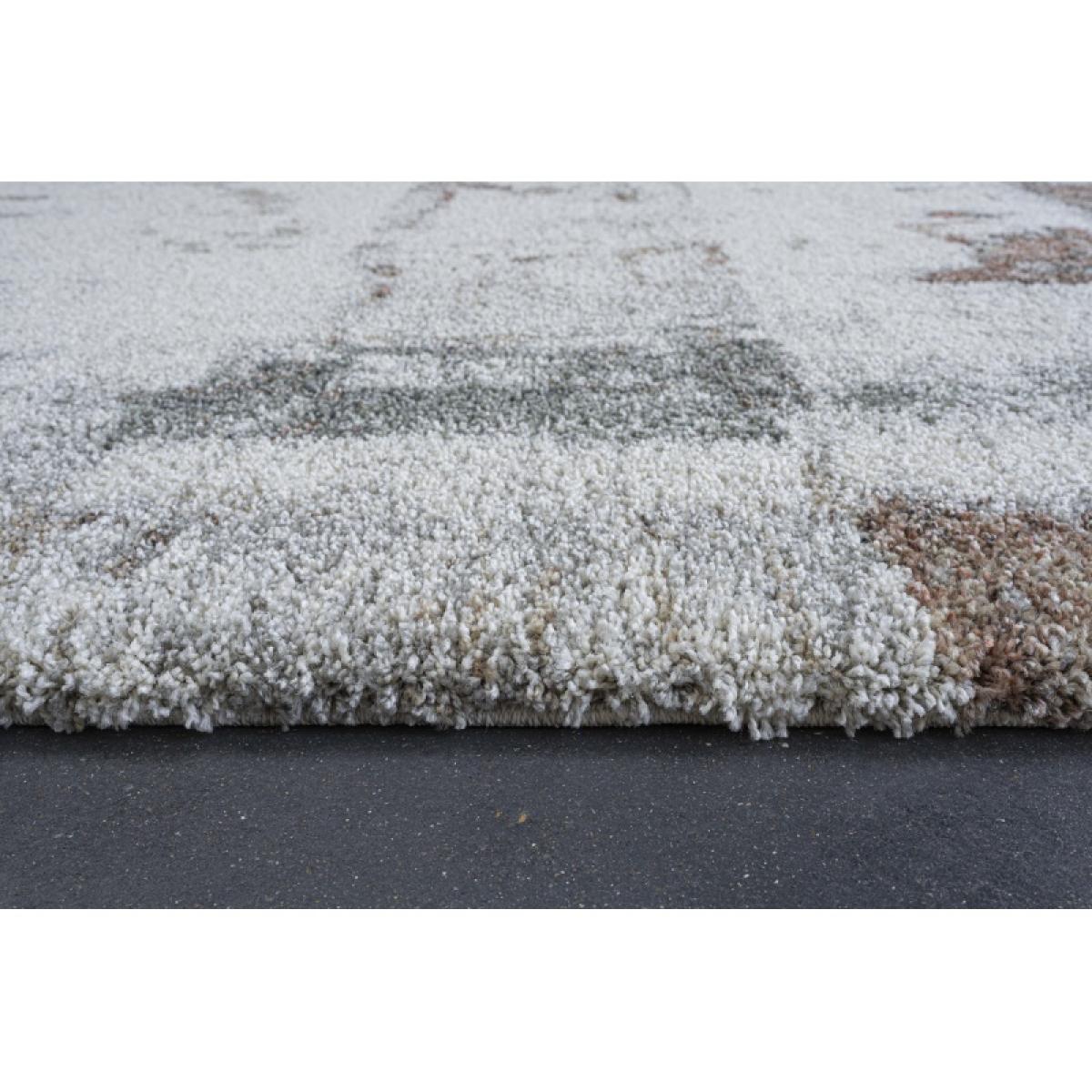 Mastercraft 023-0394/6767 Mehari Heatset Shaggy Rug - Brown/Grey - 133cm x 195cm – image 9