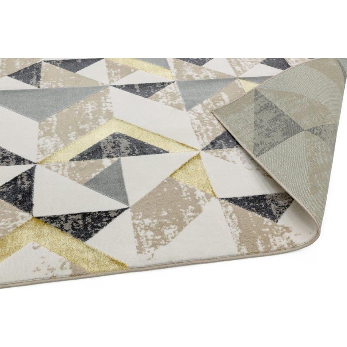 Asiatic Orion Flag OR11 Rug - Grey - 120x170cm, Geometric - Grey/Silver/Black/Yellow – image 5