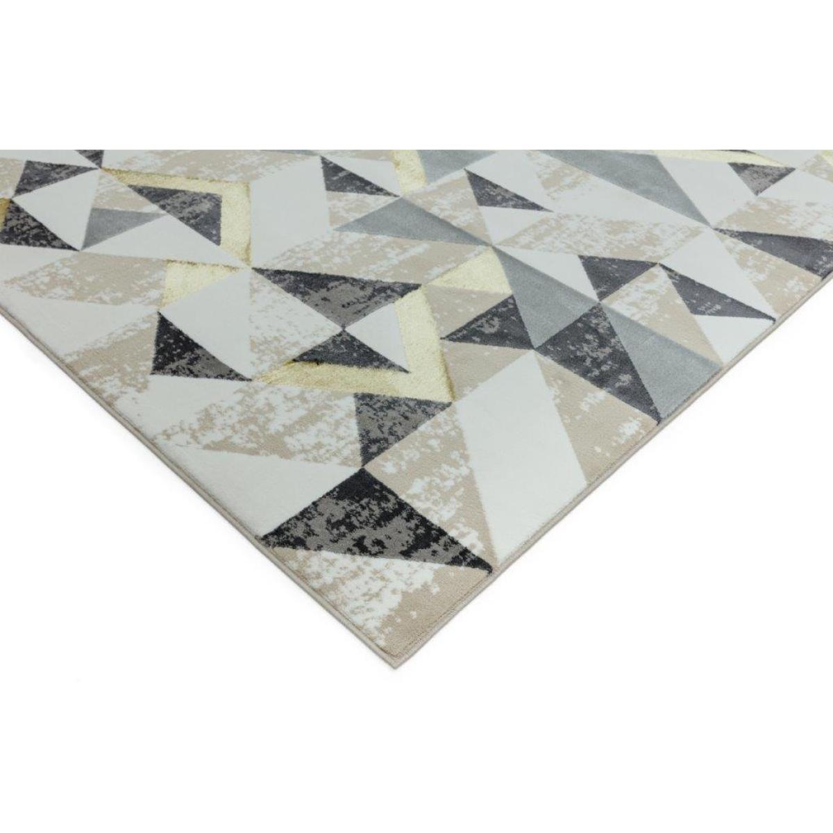 Asiatic Orion Flag OR11 Rug - Grey - 120x170cm, Geometric - Grey/Silver/Black/Yellow – image 7
