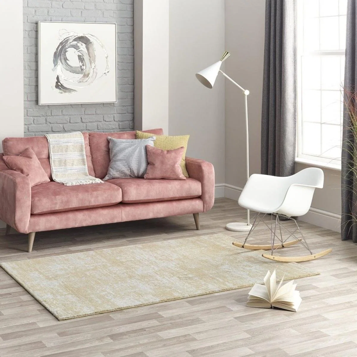 Mastercraft Chamonix Rug - 46001/701 Yellow – image 5