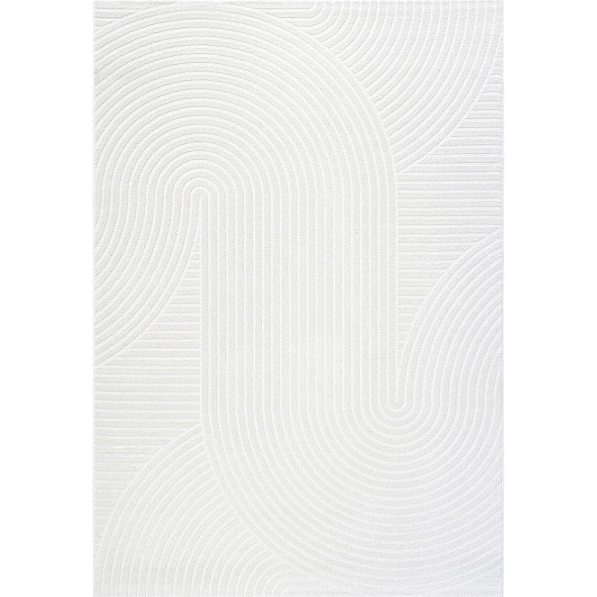 Mastercraft 041-0061/6161 Geo Soft Touch Rug - Cream - 133cm x 195cm – image 2