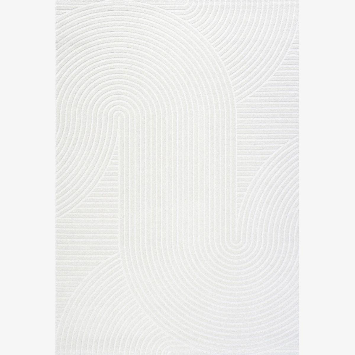 Mastercraft 041-0061/6161 Geo Soft Touch Rug - Cream - 133cm x 195cm – image 1