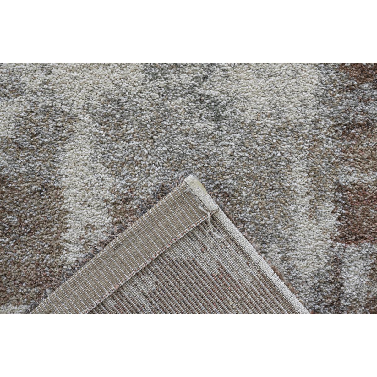 Mastercraft 023-0394/6767 Mehari Heatset Shaggy Rug - Brown/Grey - 160cm x 230cm – image 6