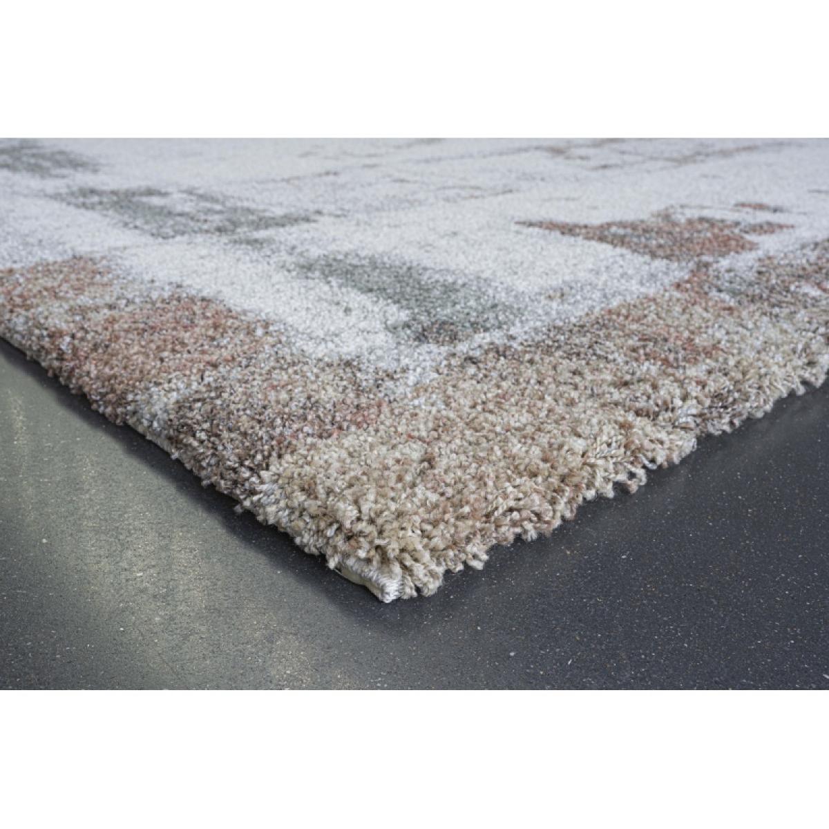 Mastercraft 023-0394/6767 Mehari Heatset Shaggy Rug - Brown/Grey - 160cm x 230cm – image 9