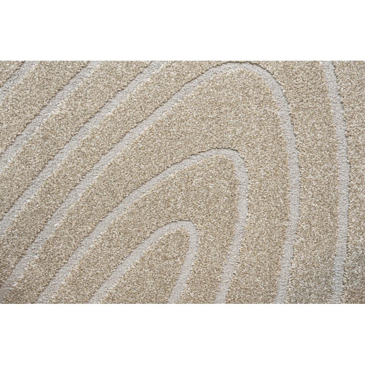 Mastercraft 041-0064/9191 Geo Soft Touch Pebble Rug - Beige - 160cm x 230cm Pebble Shape – image 8