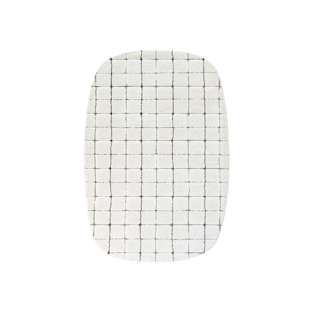 Mastercraft 014-0003/6181 Dune Recycled Yarn Rug - White/Cream - 200cm x 290cm Rounded Rectangle – image 1