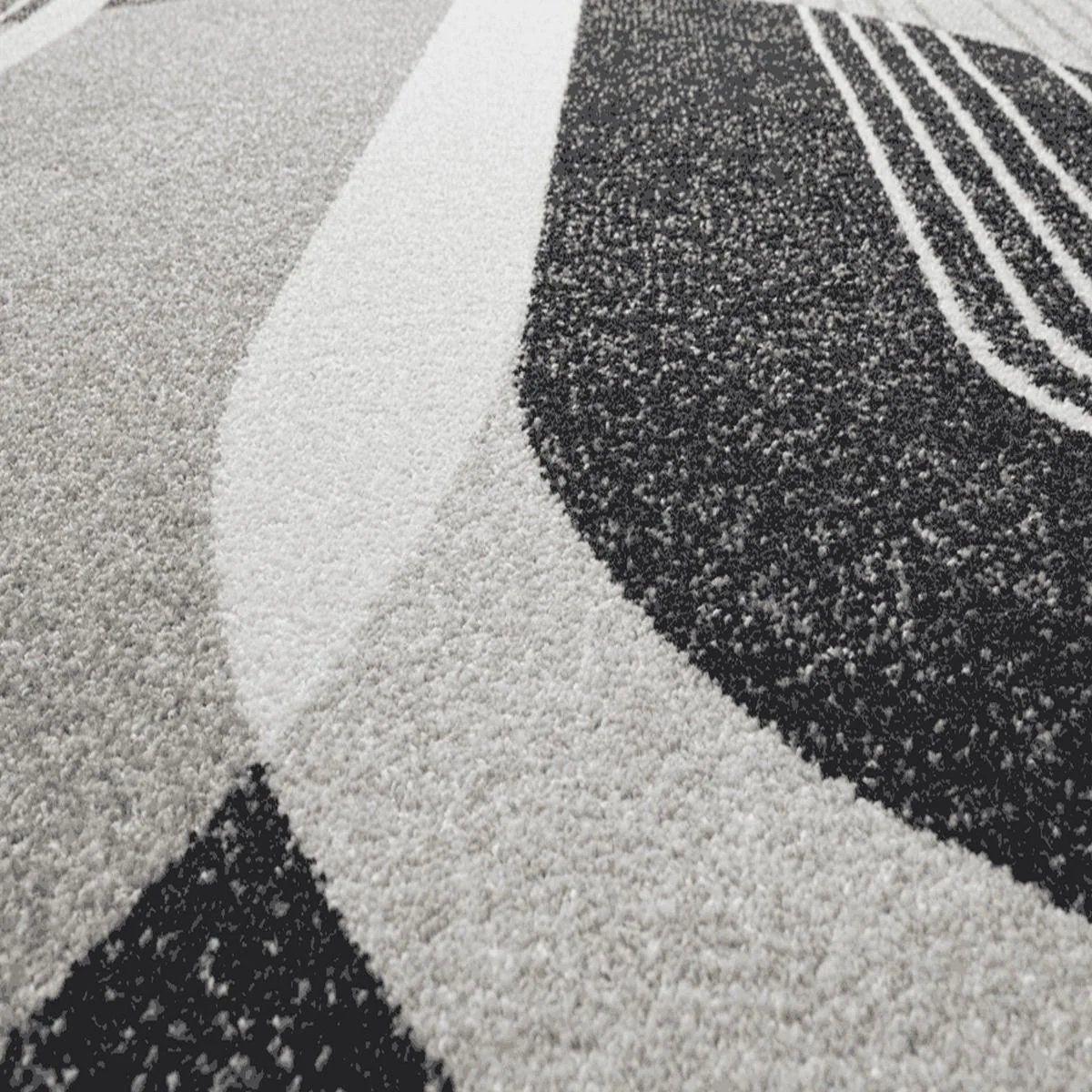 Mastercraft Woodstock 032-0130/2374 Rug - Grey/Black - 133cm x 195cm – image 6