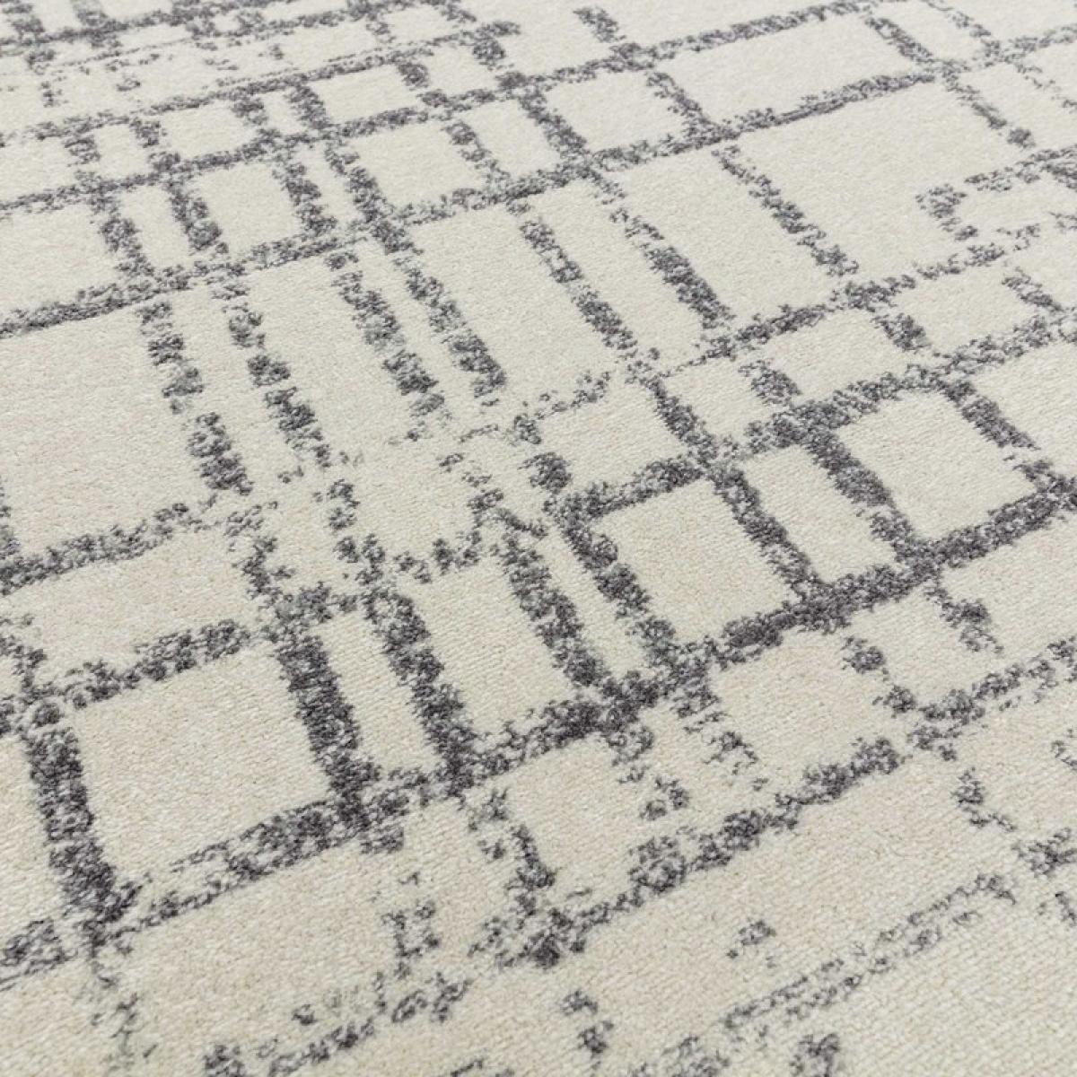 Asiatic Nova NV31 Grid Geometric Rug - Grey - 120cm x 170cm – image 5