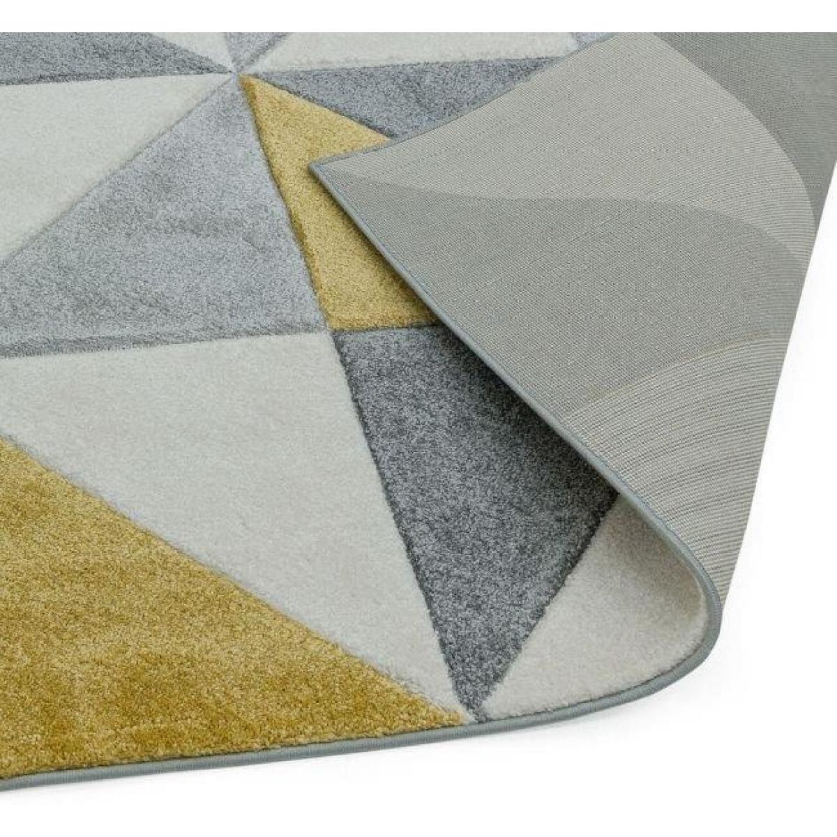 Asiatic Sketch Cubic SK06 Rug - Ochre - 200x290cm, Geometric - Grey/Cream/Beiges/Yellow – image 4
