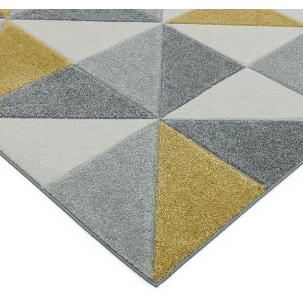 Asiatic Sketch Cubic SK06 Rug - Ochre - 200x290cm, Geometric - Grey/Cream/Beiges/Yellow – image 5