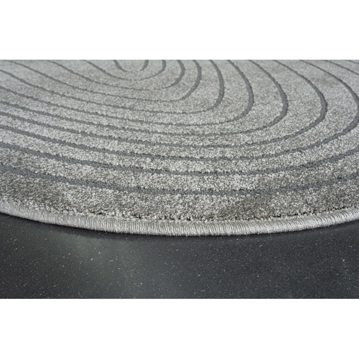 Mastercraft 041-0064/7131 Geo Soft Touch Pebble Rug - Grey - 160cm x 230cm Pebble Shape – image 11