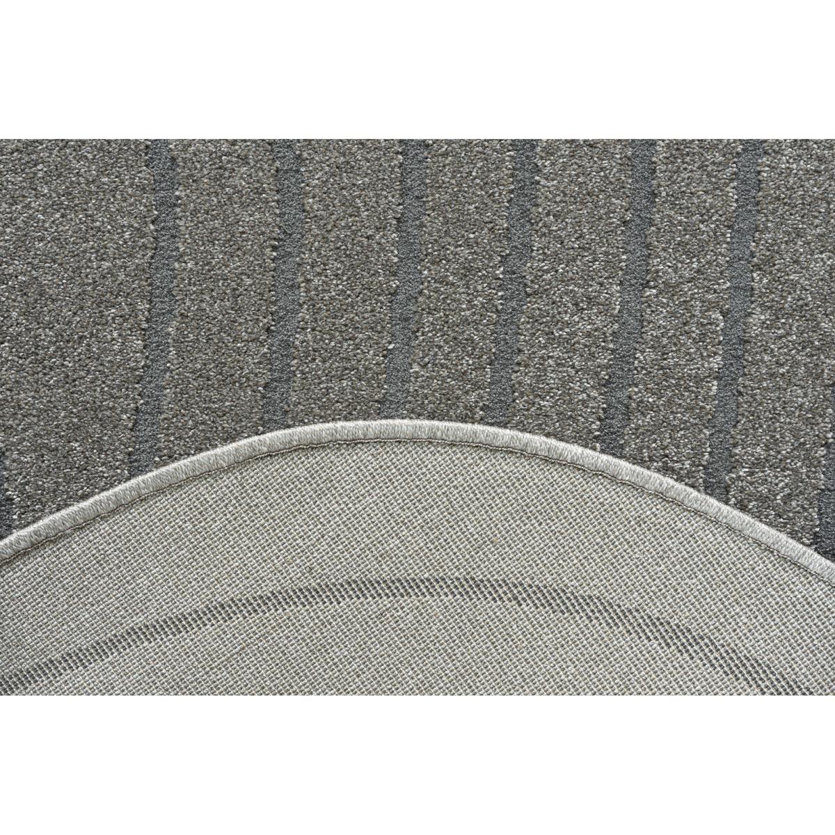 Mastercraft 041-0064/7131 Geo Soft Touch Pebble Rug - Grey - 160cm x 230cm Pebble Shape – image 7