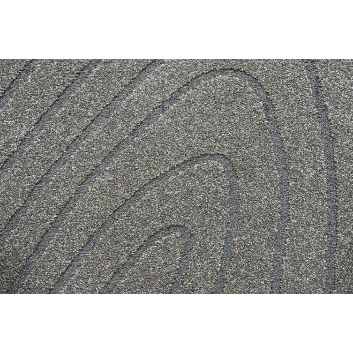 Mastercraft 041-0064/7131 Geo Soft Touch Pebble Rug - Grey - 160cm x 230cm Pebble Shape – image 8