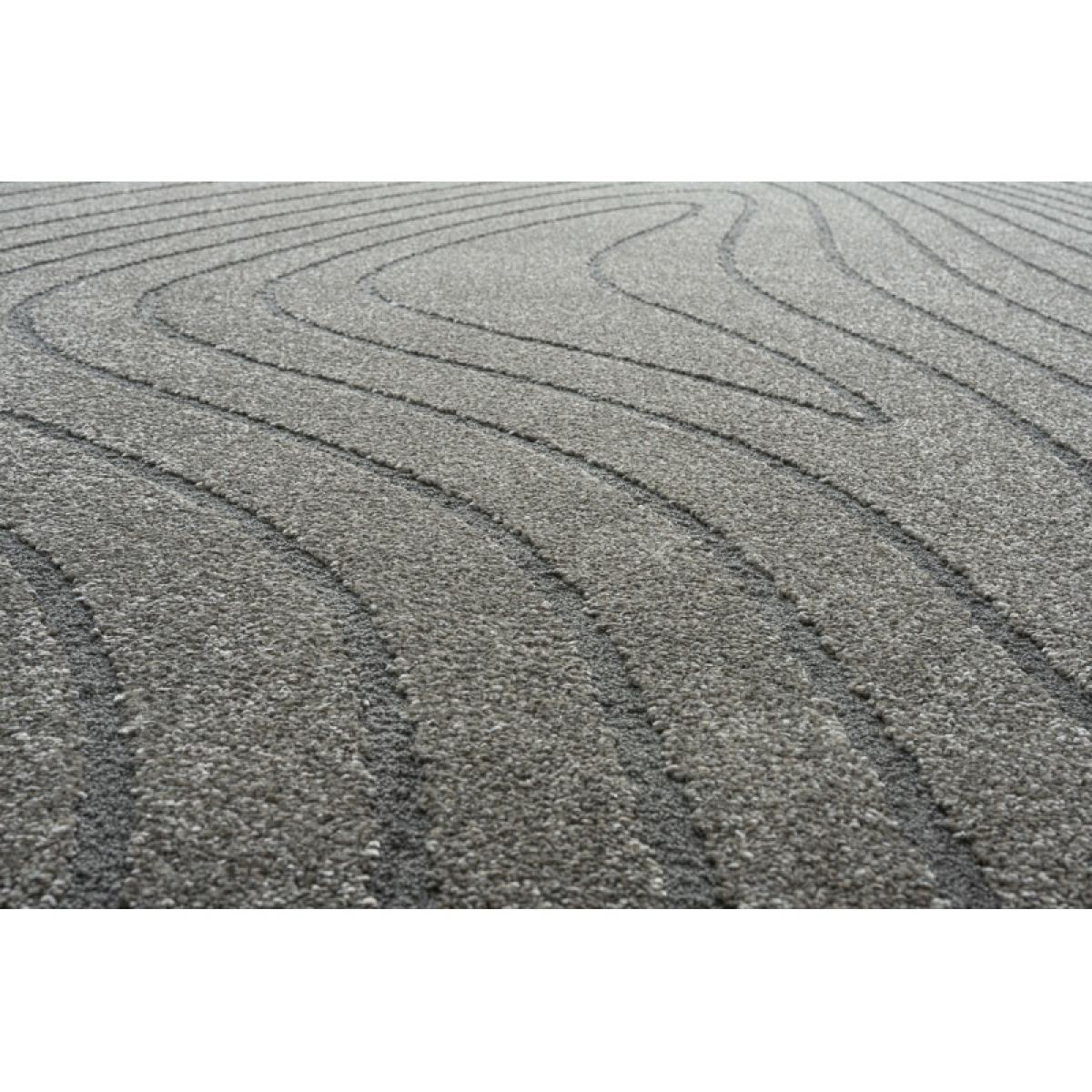 Mastercraft 041-0064/7131 Geo Soft Touch Pebble Rug - Grey - 160cm x 230cm Pebble Shape – image 9