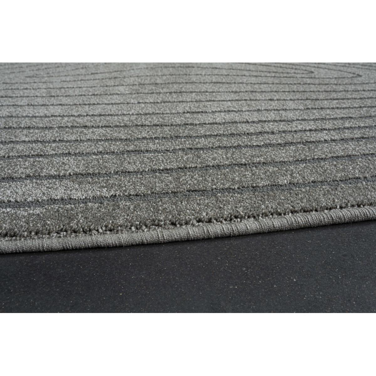 Mastercraft 041-0064/7131 Geo Soft Touch Pebble Rug - Grey - 160cm x 230cm Pebble Shape – image 10