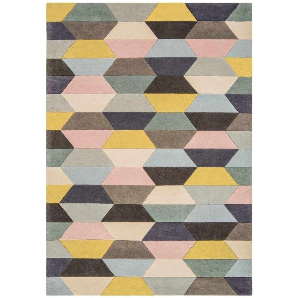 Asiatic Funk Honeycomb 04 Rug - Pastel - 070x200cm, Wool, Geometric - ["Multi"] – image 2