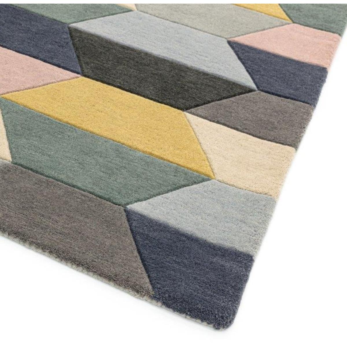 Asiatic Funk Honeycomb 04 Rug - Pastel - 070x200cm, Wool, Geometric - ["Multi"] – image 5
