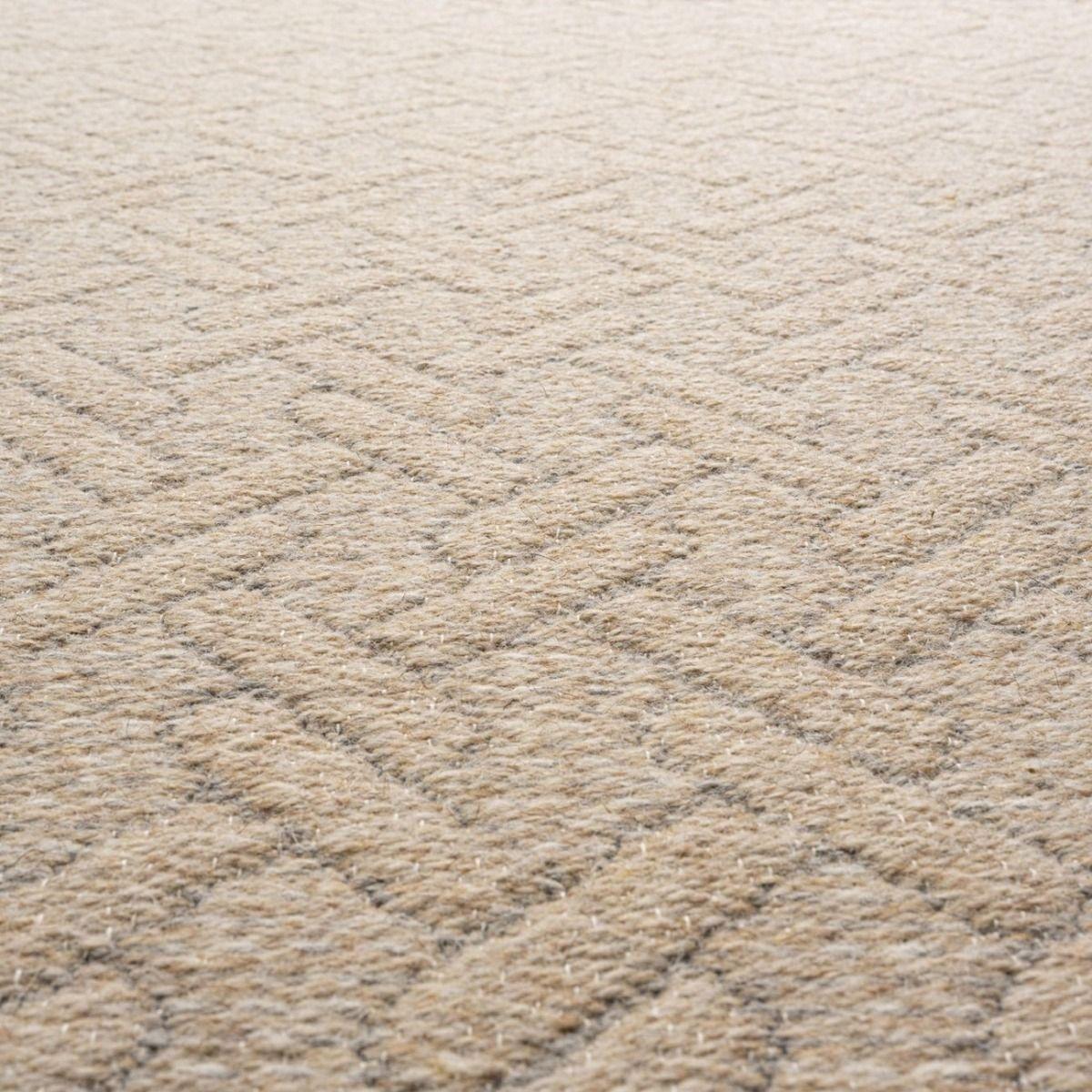 Mastercraft 99031-2012-96 Highline Wool Flatweave Rug - Natural - 80cm x 150cm – image 6