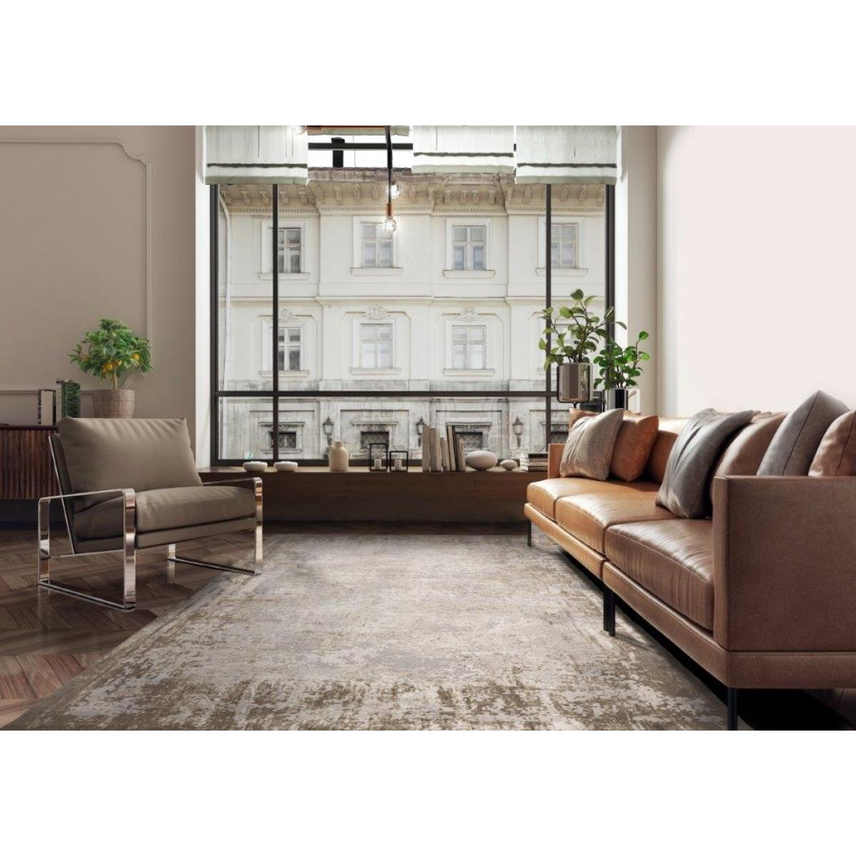Asiatic Kuza Border - Beige - 160x230cm - Cream/Beige – image 2