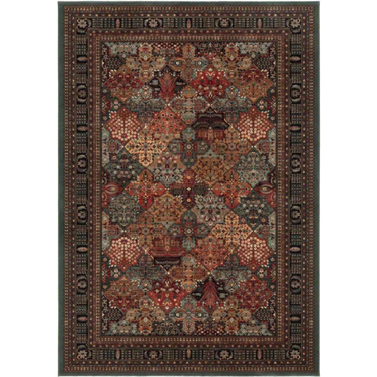 Mastercraft Kashqai 4309/400 Wool Royal Rug - Green - 80cm x 160cm – image 2