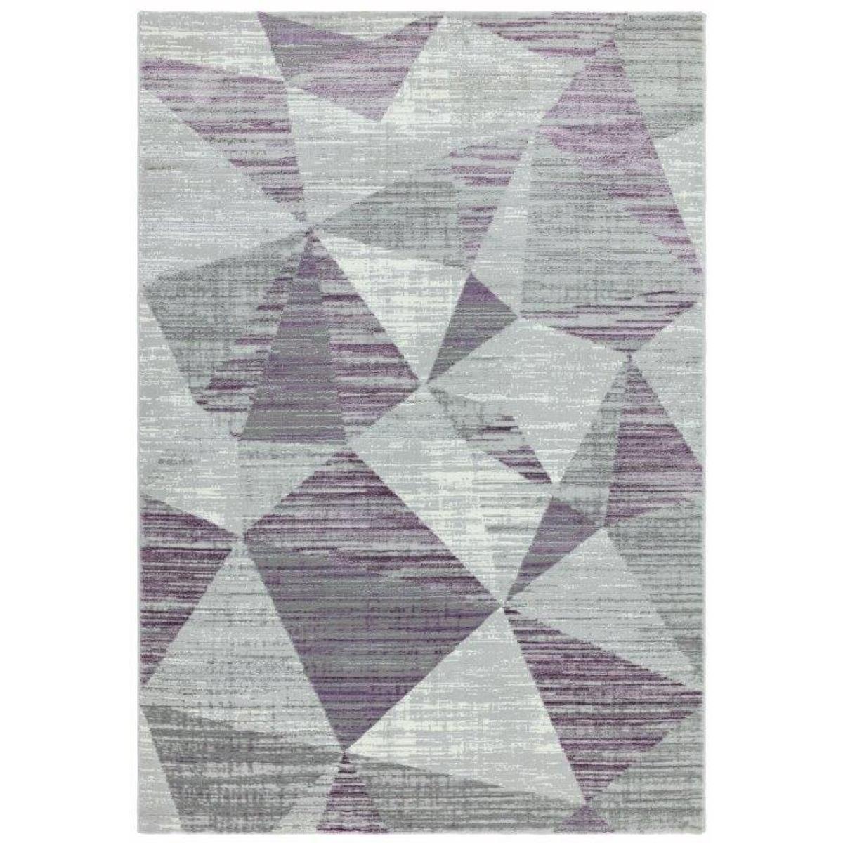 Asiatic Orion Blocks OR13 Rug - Heather - 120x170cm, Geometric - Purple/Silver – image 3