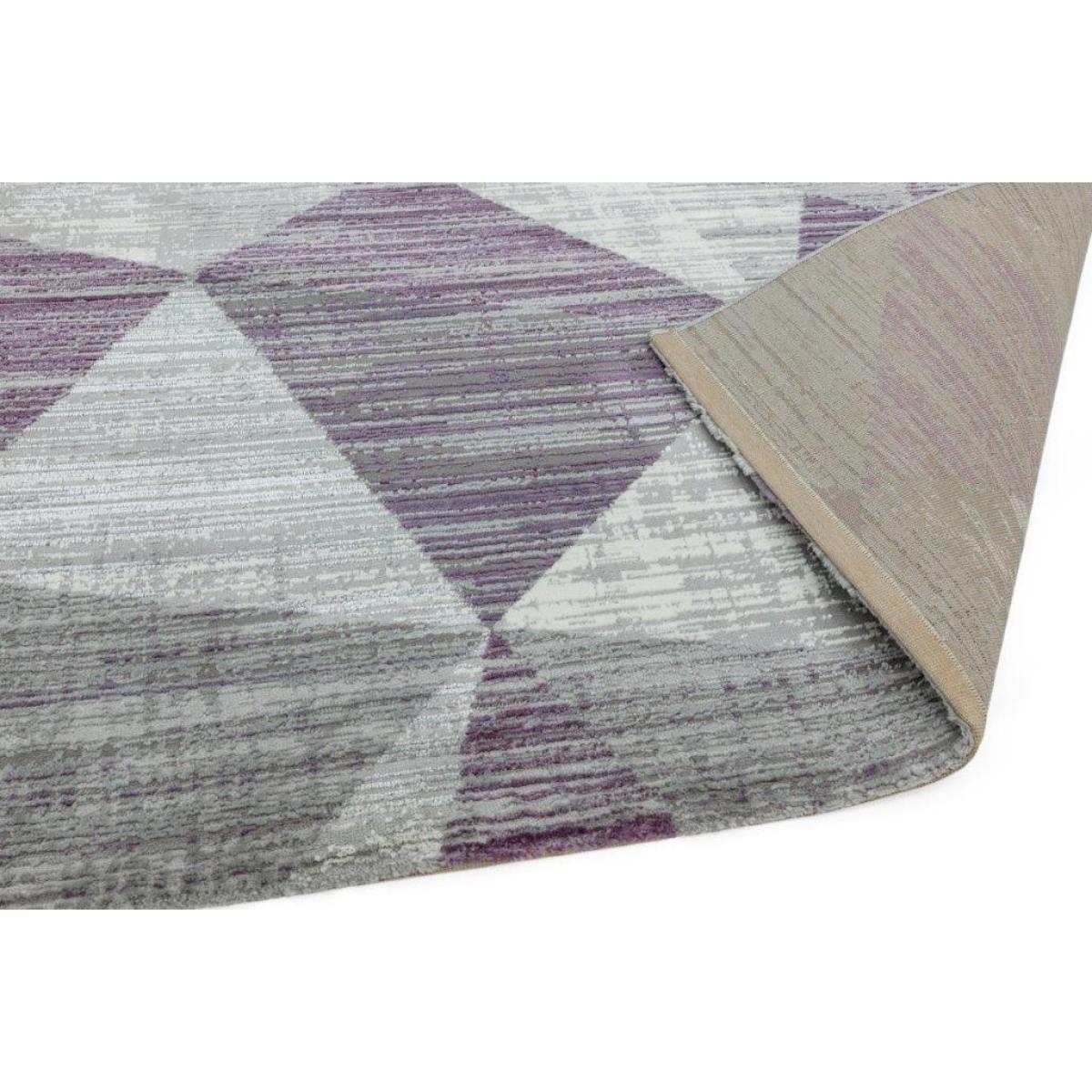 Asiatic Orion Blocks OR13 Rug - Heather - 120x170cm, Geometric - Purple/Silver – image 4