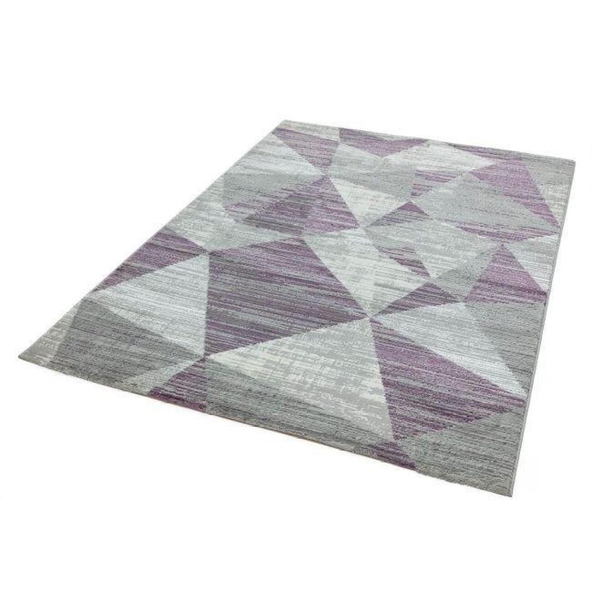 Asiatic Orion Blocks OR13 Rug - Heather - 120x170cm, Geometric - Purple/Silver – image 5
