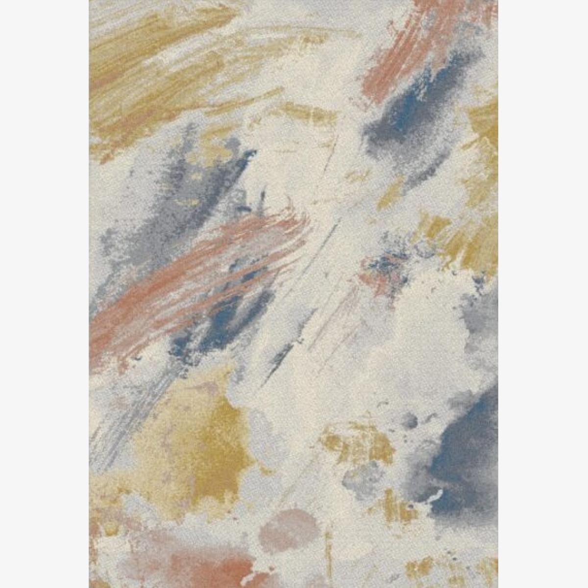 Mastercraft 472.23/Jc990 Stella Wool Wilton Rug - White/Multi - 135cm x 200cm – image 1
