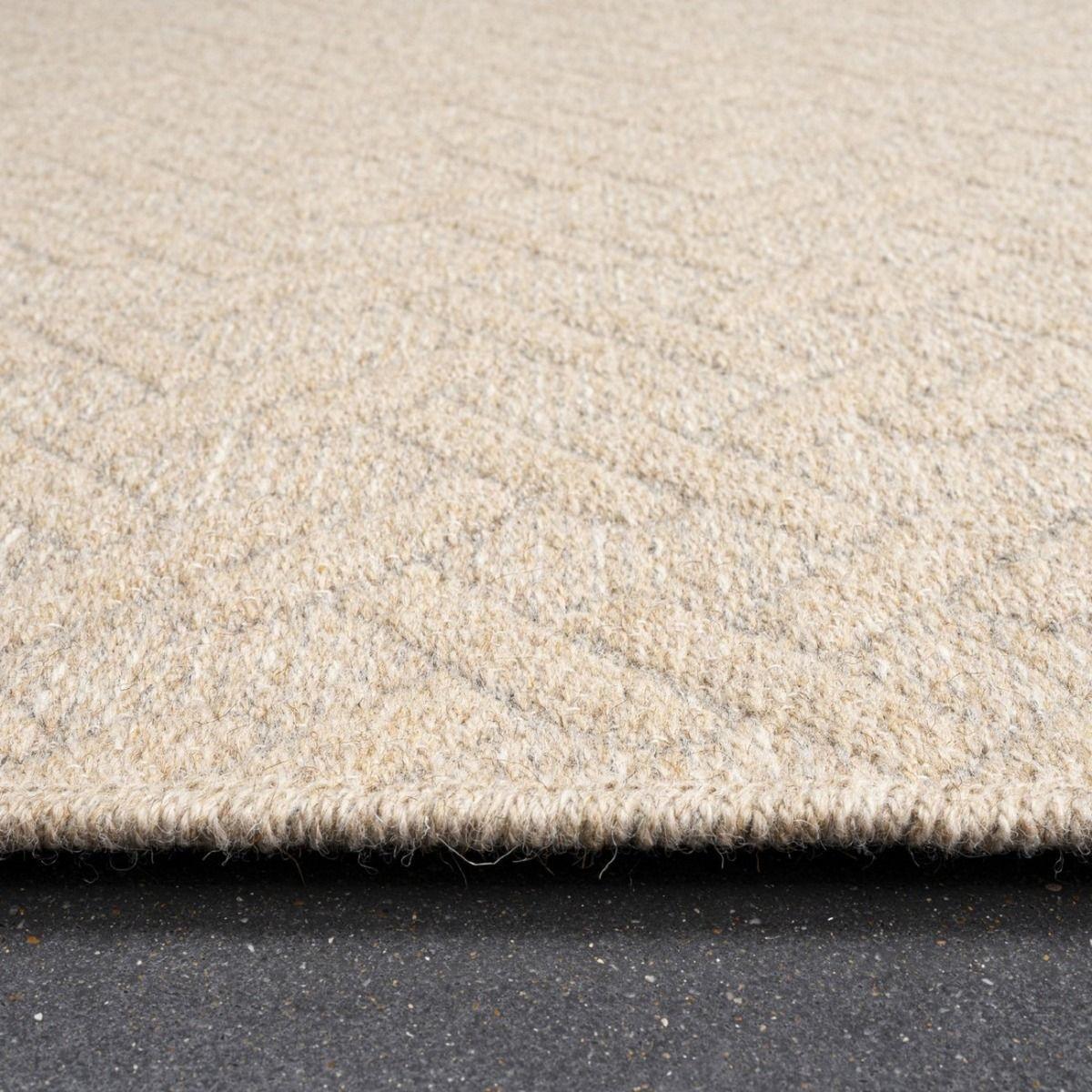 Mastercraft 99031-2012-96 Highline Wool Flatweave Rug - Natural - 160cm x 230cm – image 3