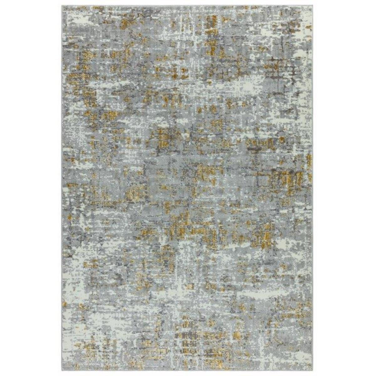 Asiatic Orion Abstract OR07 Rug - Yellow - 160x230cm, Geometric - Silver/Yellow – image 3