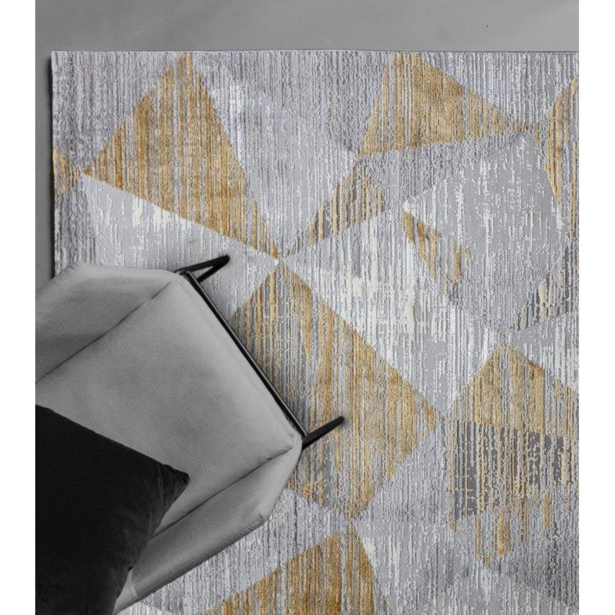 Asiatic Orion Abstract OR07 Rug - Yellow - 160x230cm, Geometric - Silver/Yellow – image 4