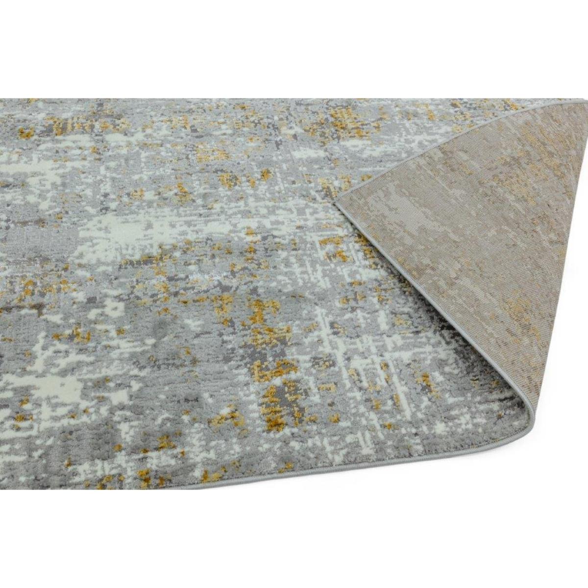 Asiatic Orion Abstract OR07 Rug - Yellow - 160x230cm, Geometric - Silver/Yellow – image 6