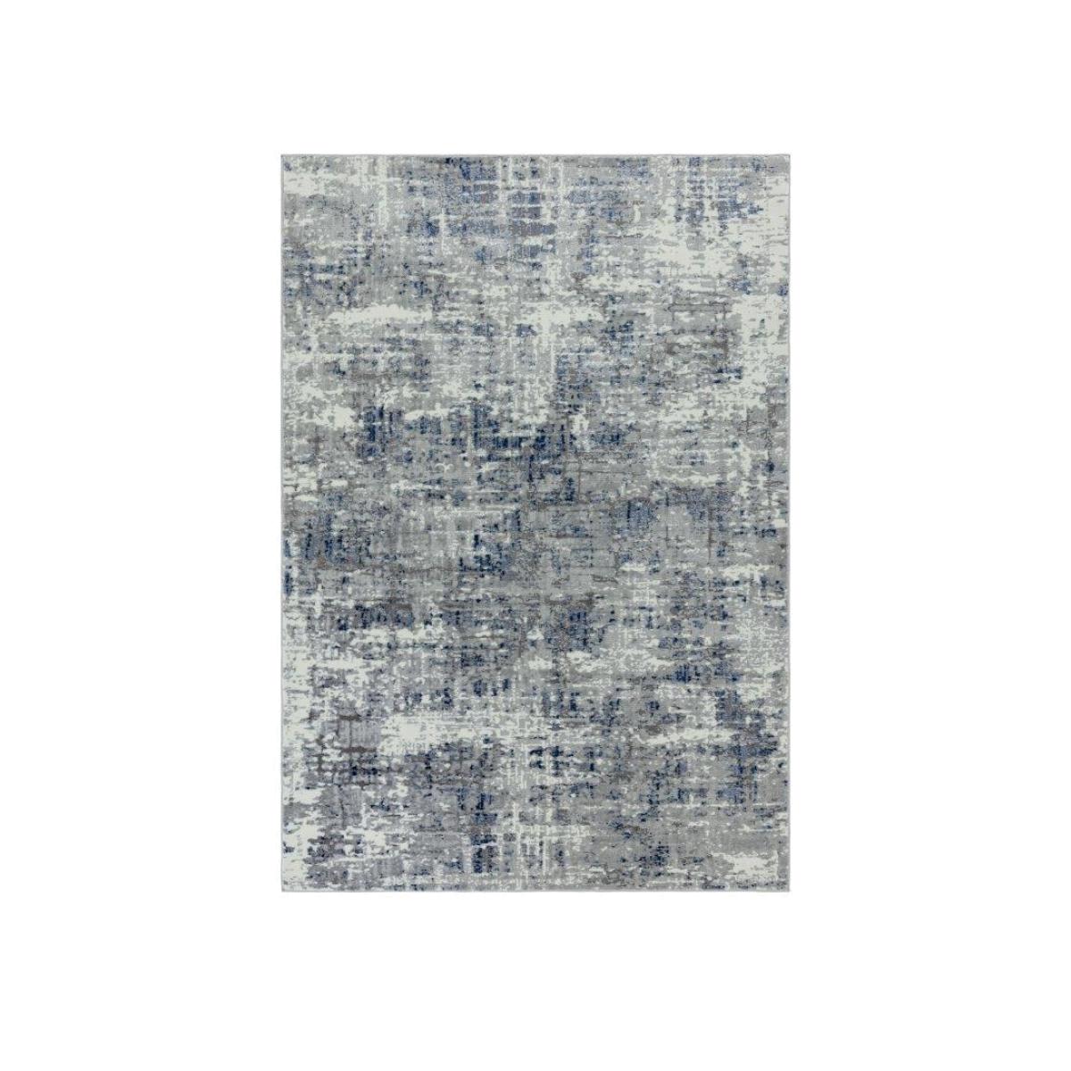 Asiatic Orion Abstract OR04 Rug -Blue - 120x170cm, Geometric - Blue/Silver – image 1