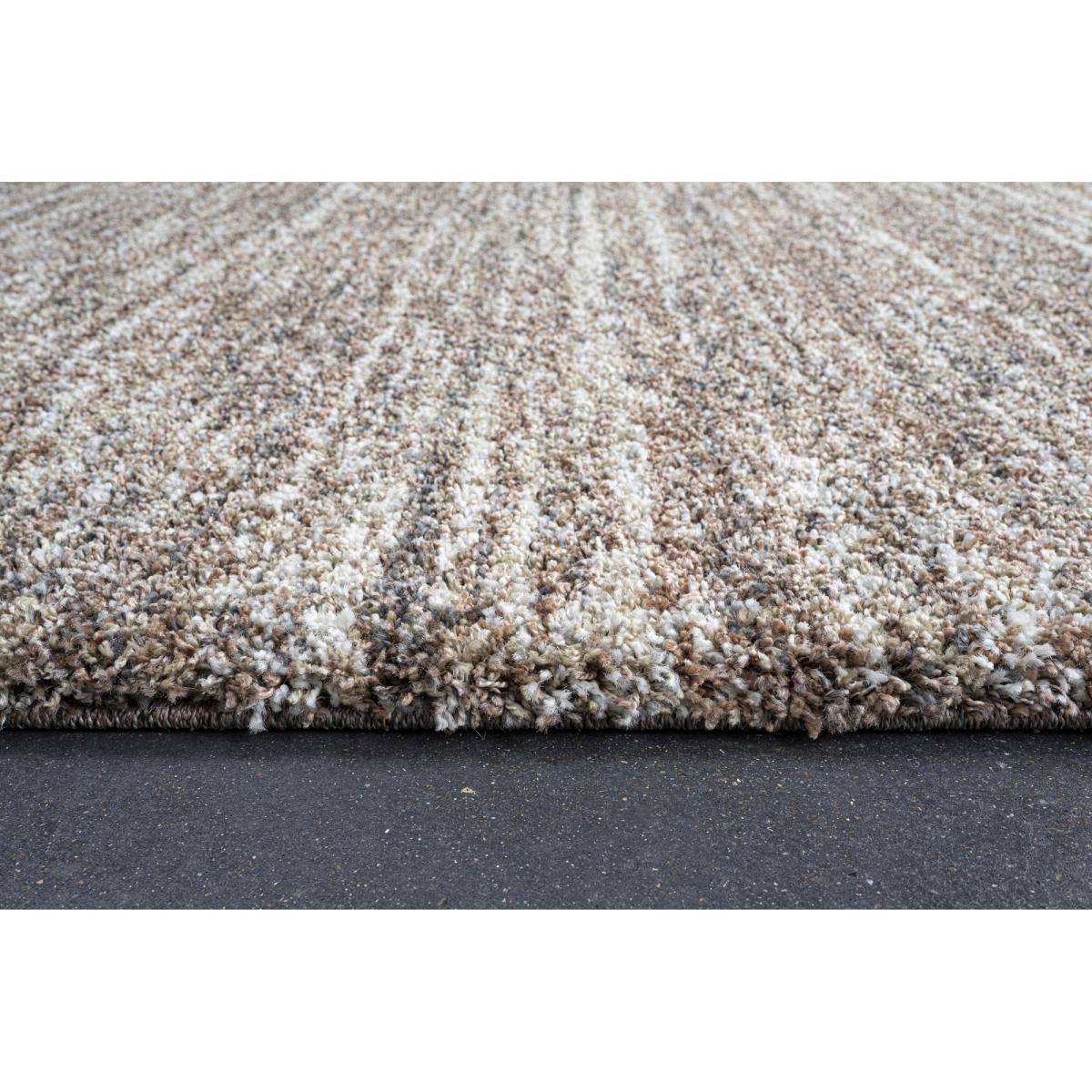 Mastercraft 023-0067/8727 Mehari Heatset Shaggy Rug - Brown Multi - 240cm x 300cm – image 4
