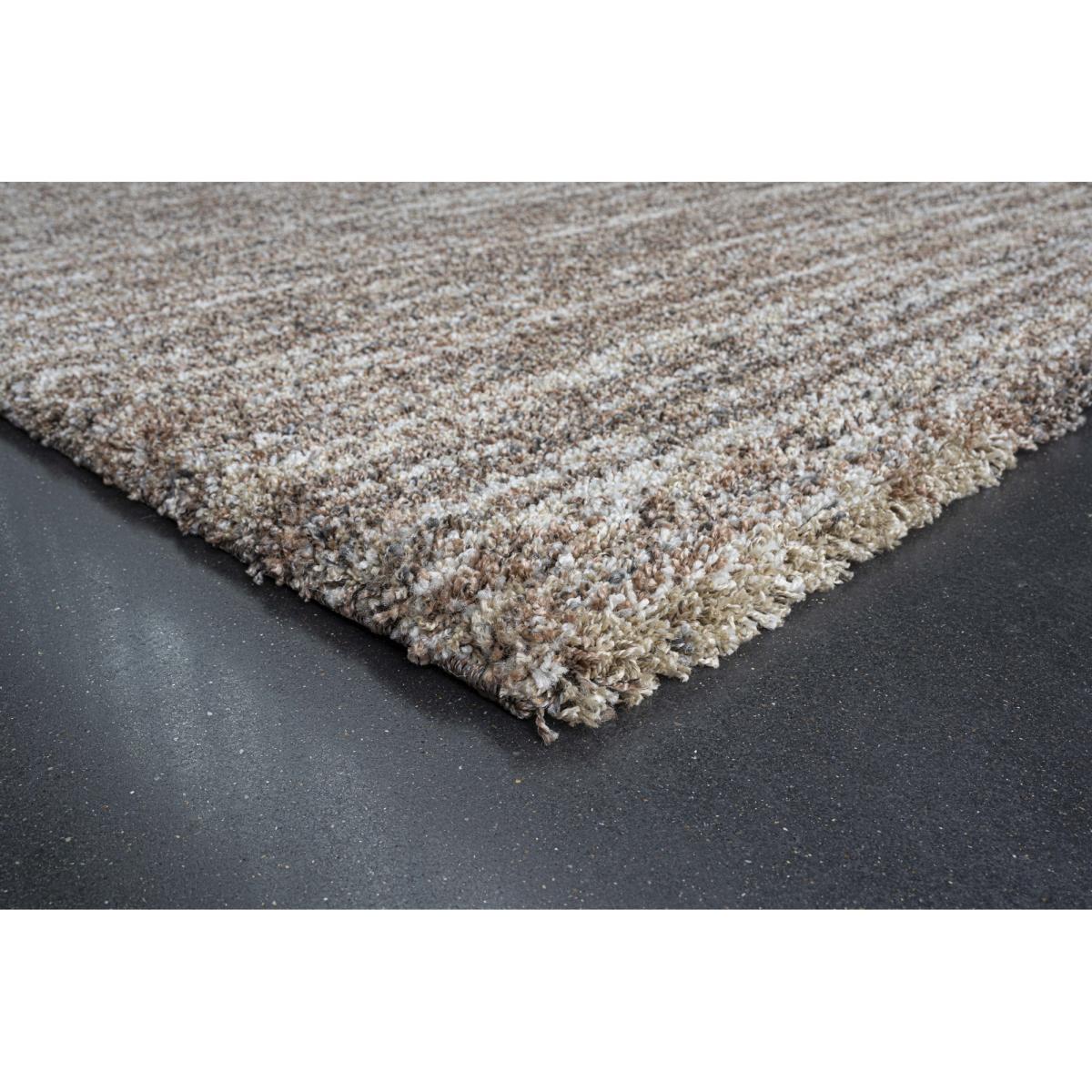 Mastercraft 023-0067/8727 Mehari Heatset Shaggy Rug - Brown Multi - 240cm x 300cm – image 5