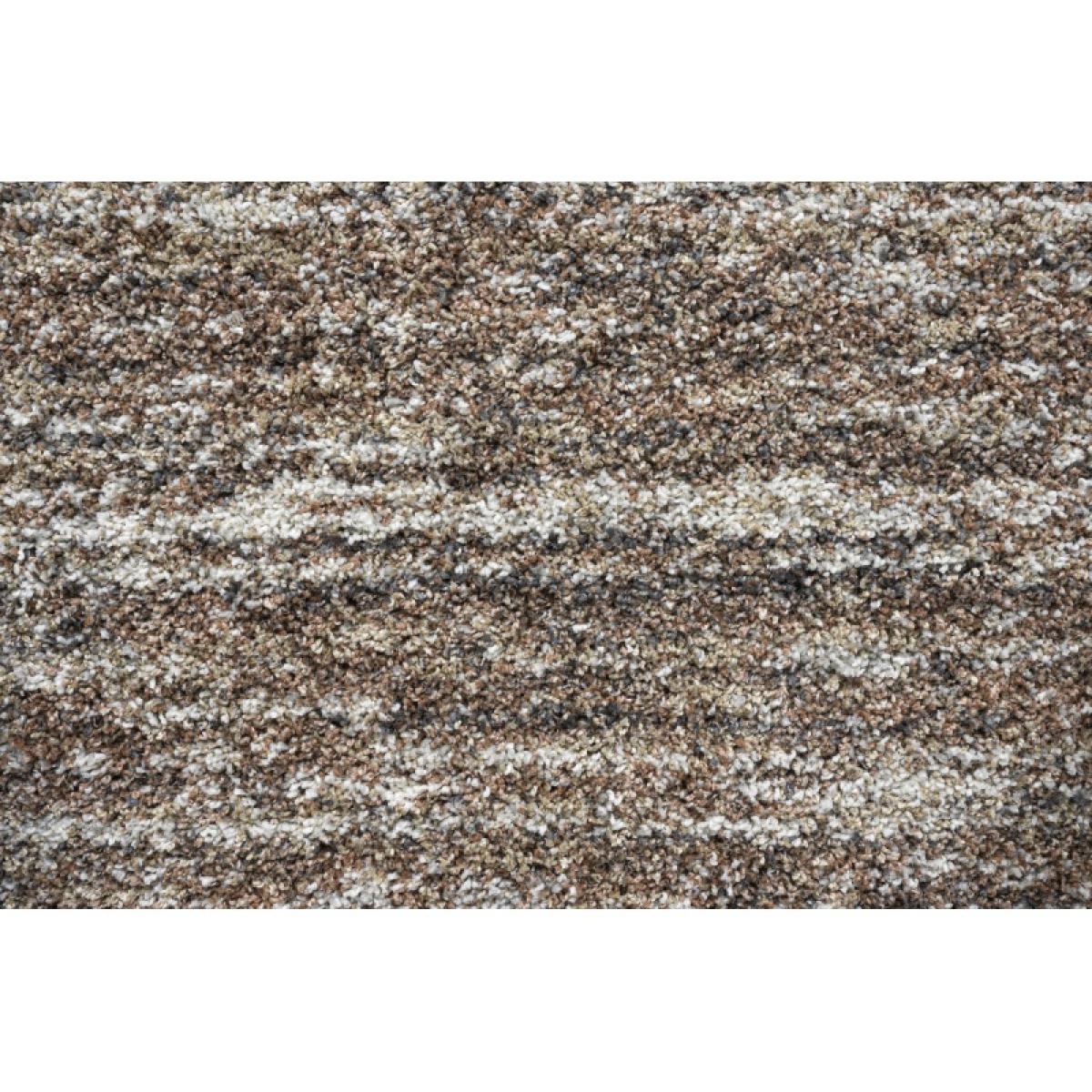 Mastercraft 023-0067/8727 Mehari Heatset Shaggy Rug - Brown Multi - 240cm x 300cm – image 7