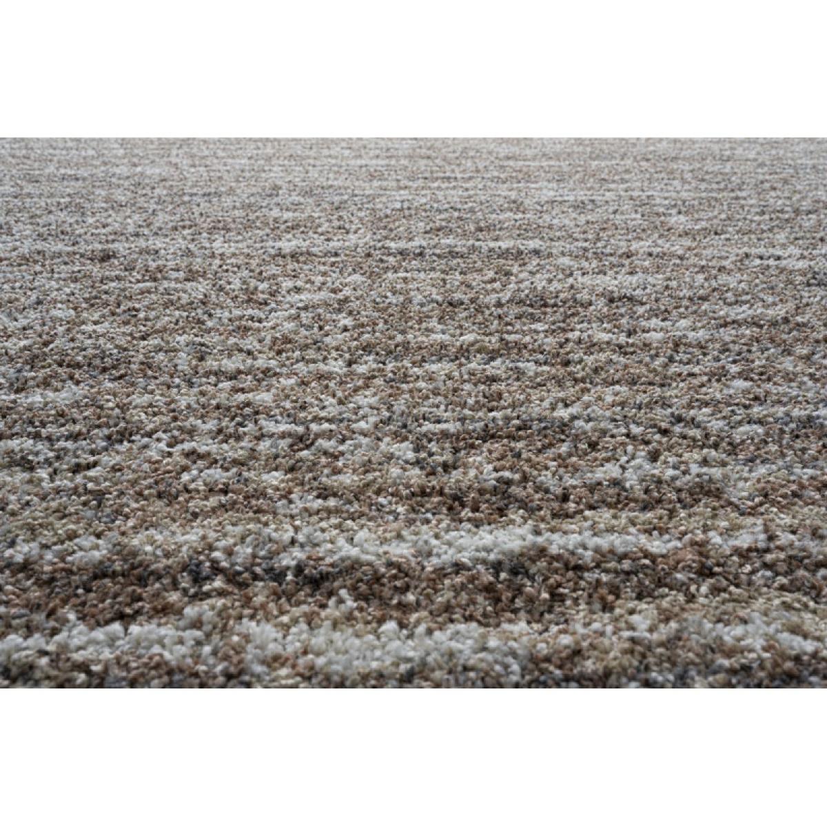 Mastercraft 023-0067/8727 Mehari Heatset Shaggy Rug - Brown Multi - 240cm x 300cm – image 8