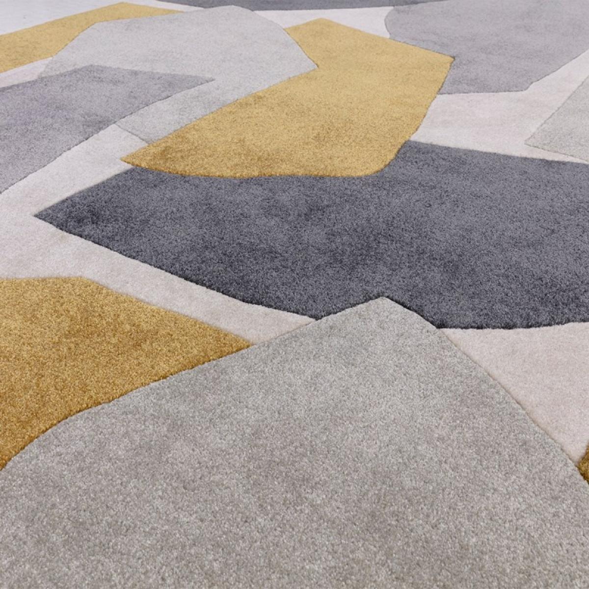 Asiatic Romy 10 Elements Geometric Rug - Ochre - 120cm x 170cm – image 5