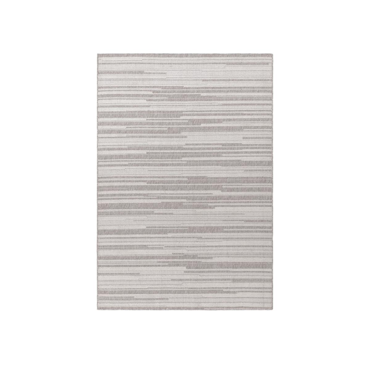 Asiatic Camber Stripe Modern Textured Rug - Grey - 80cm x 150cm – image 1