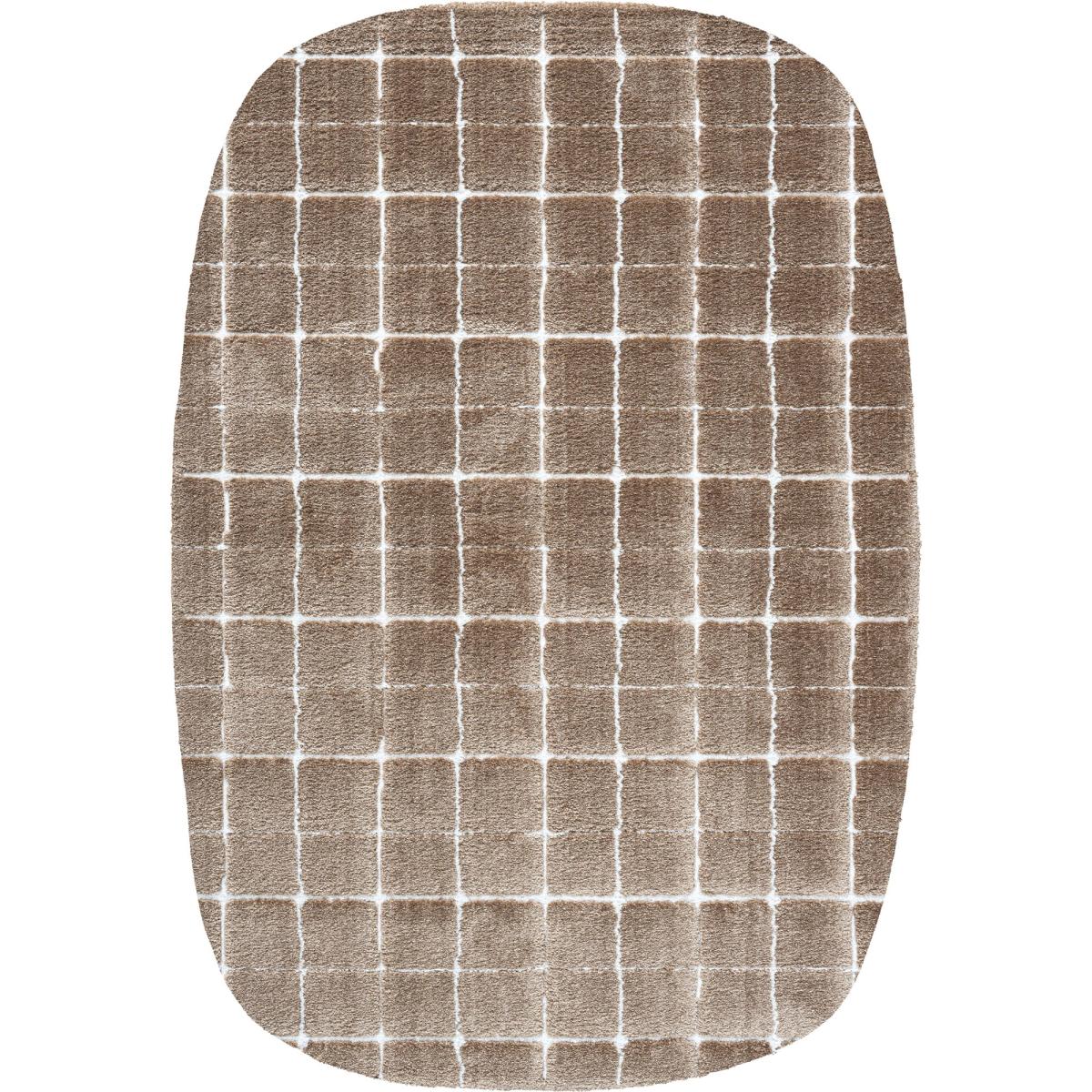 Mastercraft 014-0003/1262 Dune Recycled Yarn Rug - Brown - 200cm x 290cm Rounded Rectangle – image 2