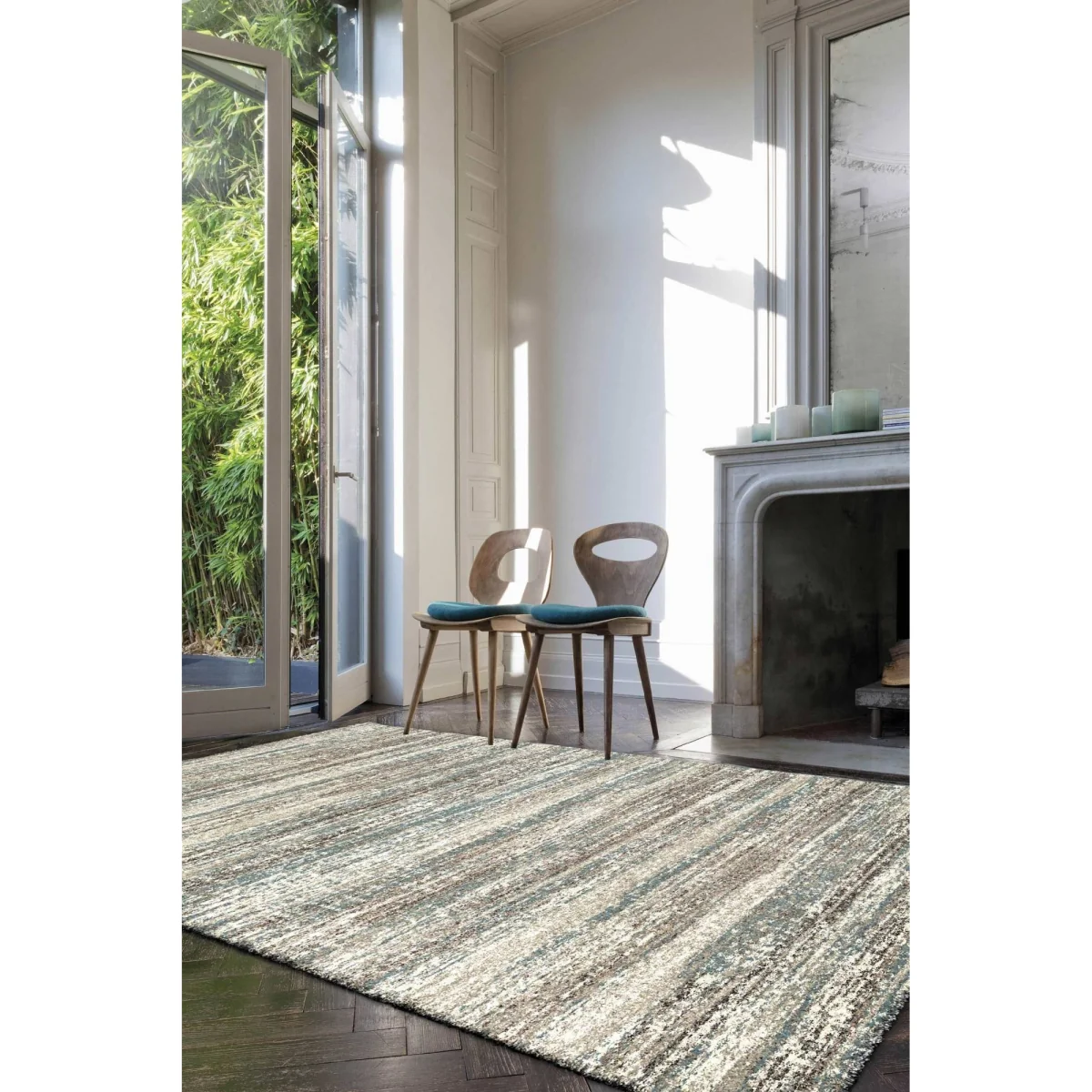 Mastercraft 023-0094/6959 Mehari Rug - Blue - 200cm Square – image 3